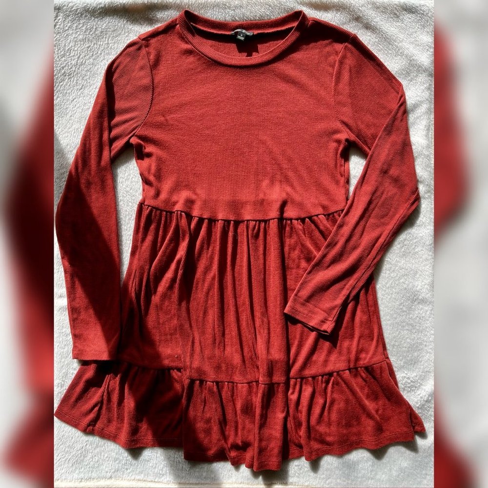 Lily Rose Brick Red Dress/Tunic